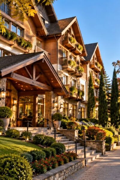 Onde ficar em Gramado com hotel em região arborizada e arquitetura típica da Serra Gaúcha