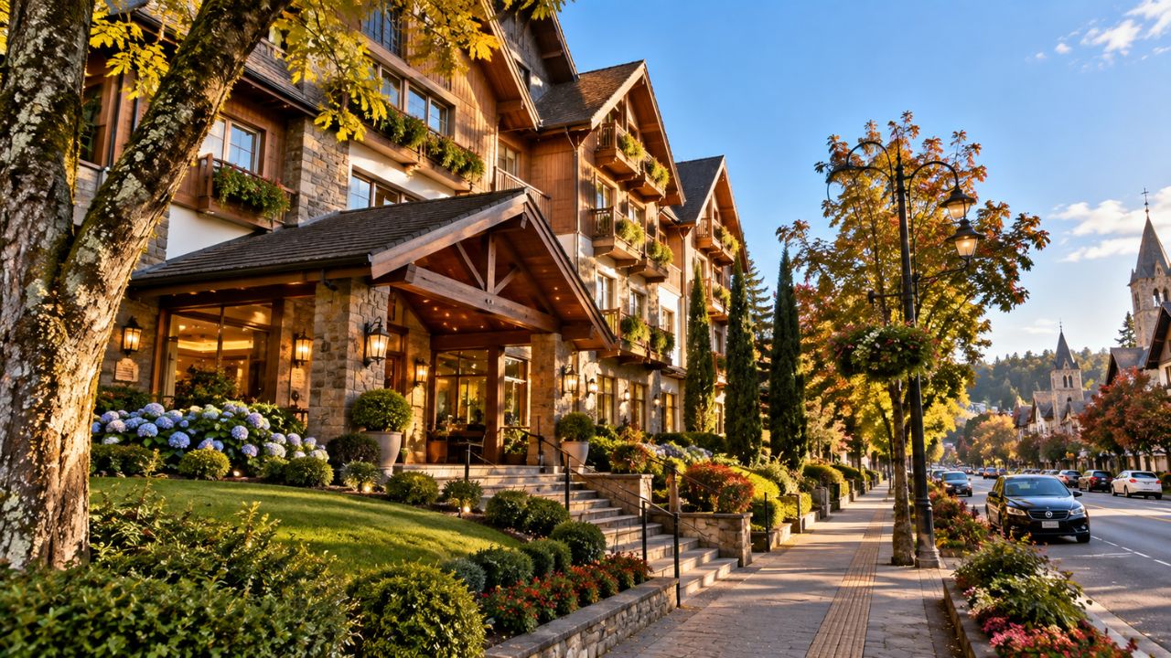 Onde ficar em Gramado com hotel em região arborizada e arquitetura típica da Serra Gaúcha