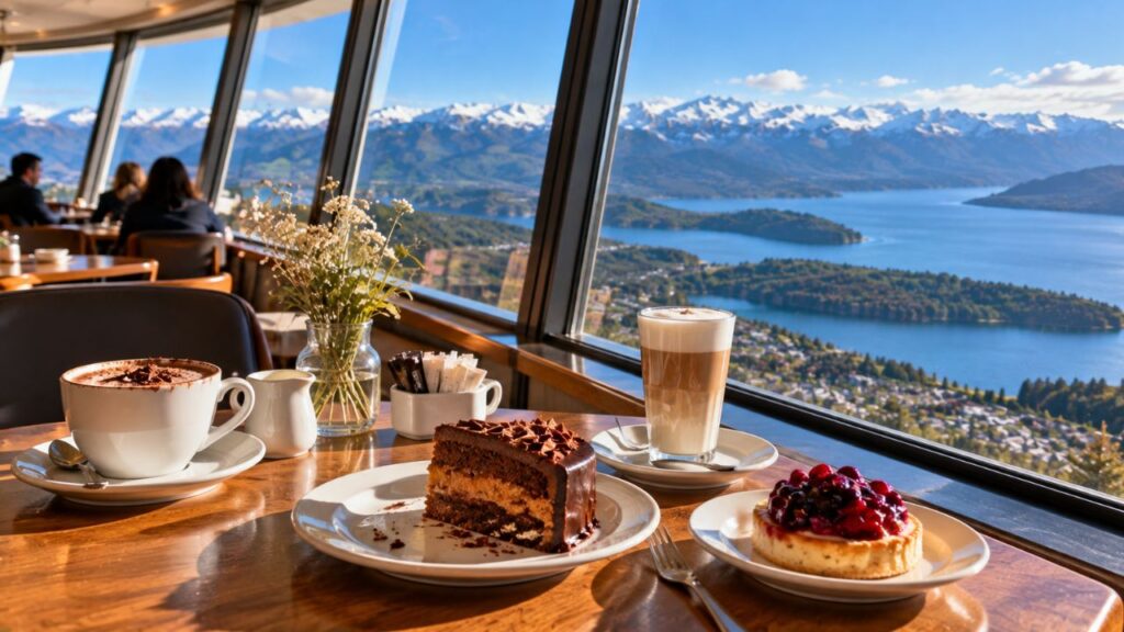 Cerro Otto em Bariloche com confeitaria giratória e vista panorâmica