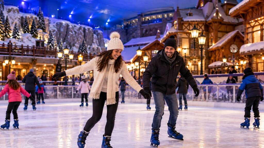 Tubing na Montanha de Neve do Snowland em Gramado