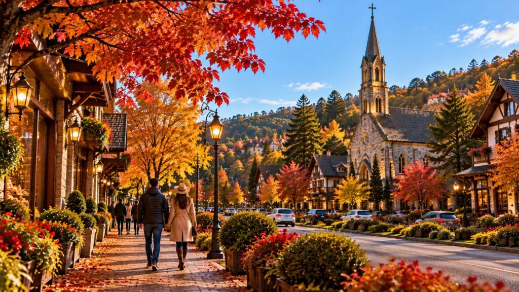 Melhor época para ir a Gramado no outono com paisagem e clima romântico na Serra Gaúcha