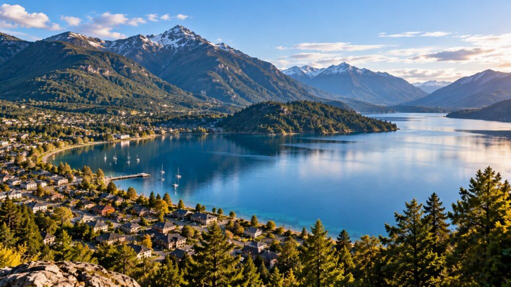Rota dos 7 Lagos saindo de Bariloche com Lago Lácar e San Martín de los Andes