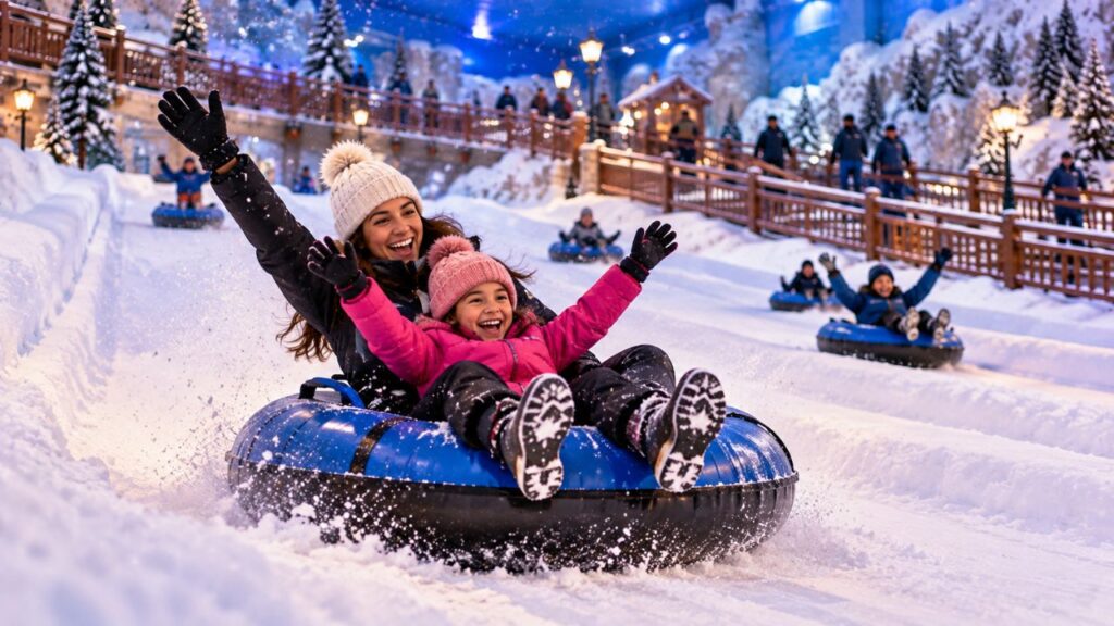 Patinação no gelo no Snowland em Gramado