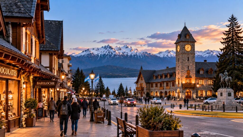 Centro de Bariloche: melhor para primeira viagem”