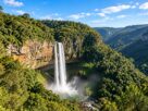 Parque do Caracol em Canela com vista para a Cascata do Caracol